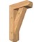 Ekena Millwork Traditional Craftsman Smooth Bracket w/ Offset Brace, Western Red Cedar, 5 1/2"W x 16"D x 24"H BKT0604X16X24TRA04SWR - alternate 1